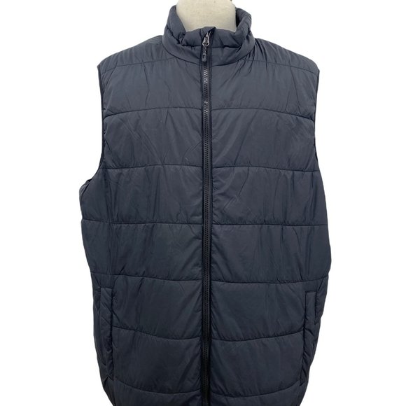 Nylon Full Zip Puffer Vest Light 
